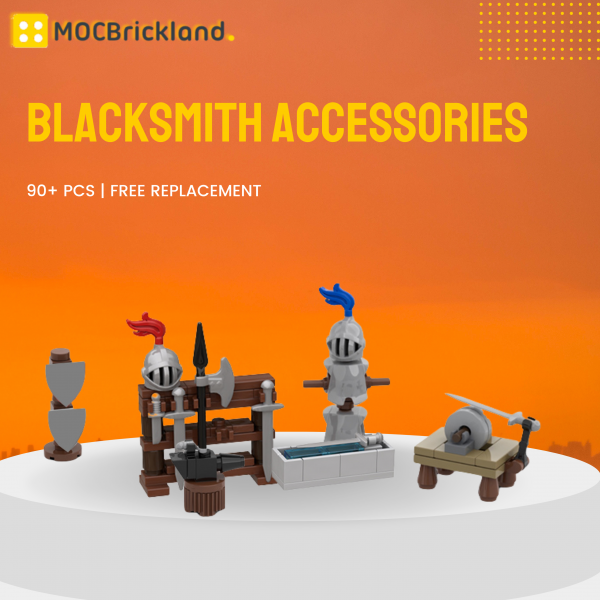 Military MOC 117559 Blacksmith Accessories MOCBRICKLAND