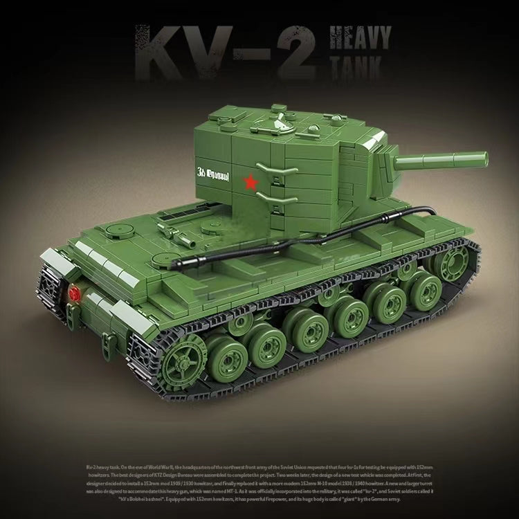 Military Quan Guan 100239 KV-2 Heavy Tank - LEPIN™ Land Shop