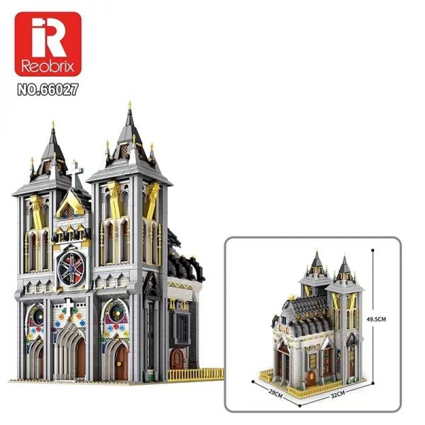 Modular Building Reobrix 66027 Medieval Church 9