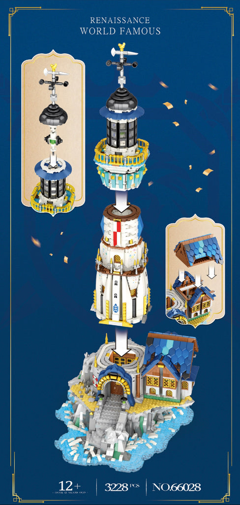 Modular Building Reobrix 66028 Medieval Lighthouse