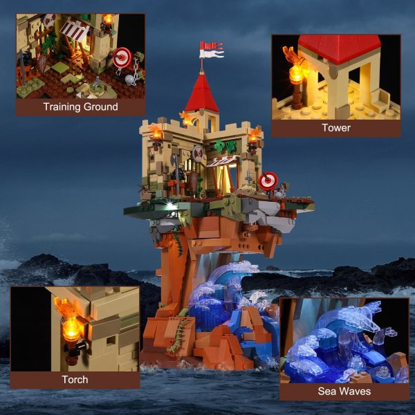 Modular Buildings FUNWHOLE FH9005 Cliff Castle Medieval 5