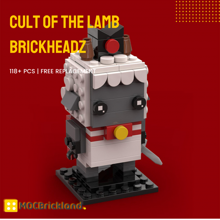 Movie MOC-89588 Cult of the Lamb BrickHeadz MOCBRICKLAND