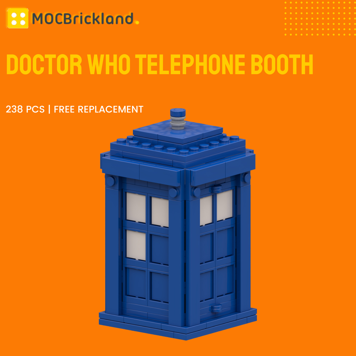 Creator MOC-89570 Doctor Who Telephone Booth MOCBRICKLAND