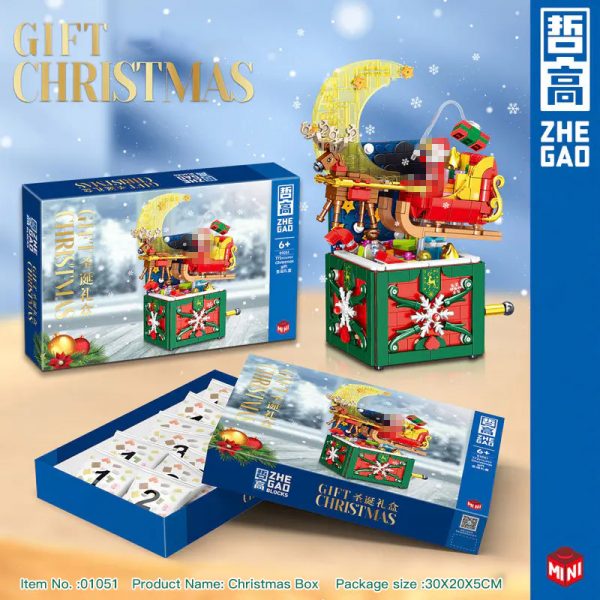 Creator ZHEGAO 01051 Merry Christmas Gift Box 2