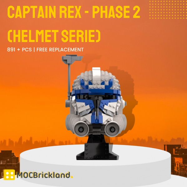 MOC 115701 Star Wars Captain Rex Phase 2 Helmet serie 8