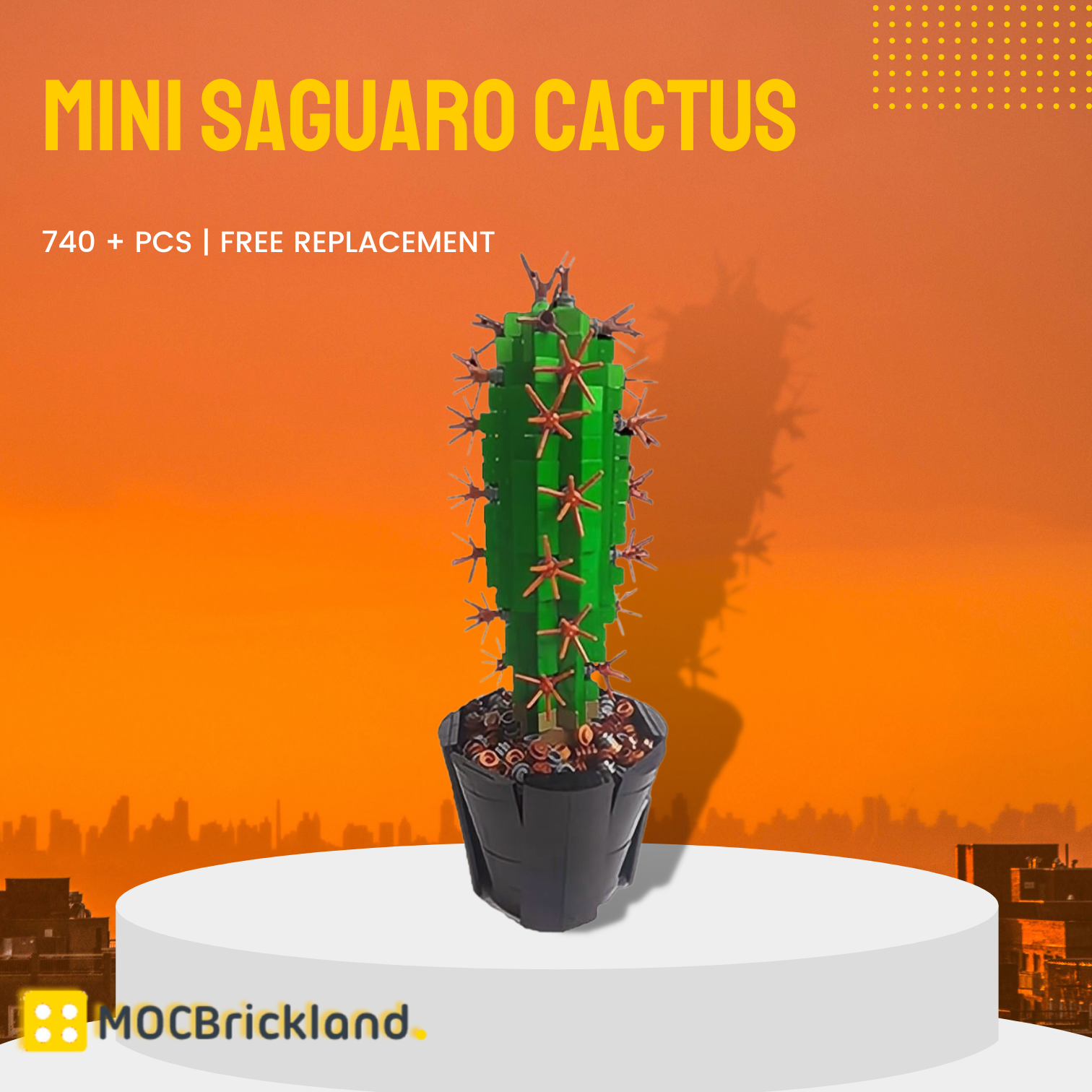 Creator MOC-118883 Mini Saguaro Cactus (Carnegiea Gigantea) MOCBRICKLAND