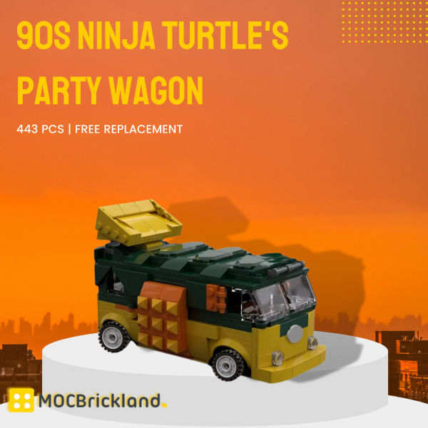 MOC 124936 90s Ninja Turtles Party Wagon 7