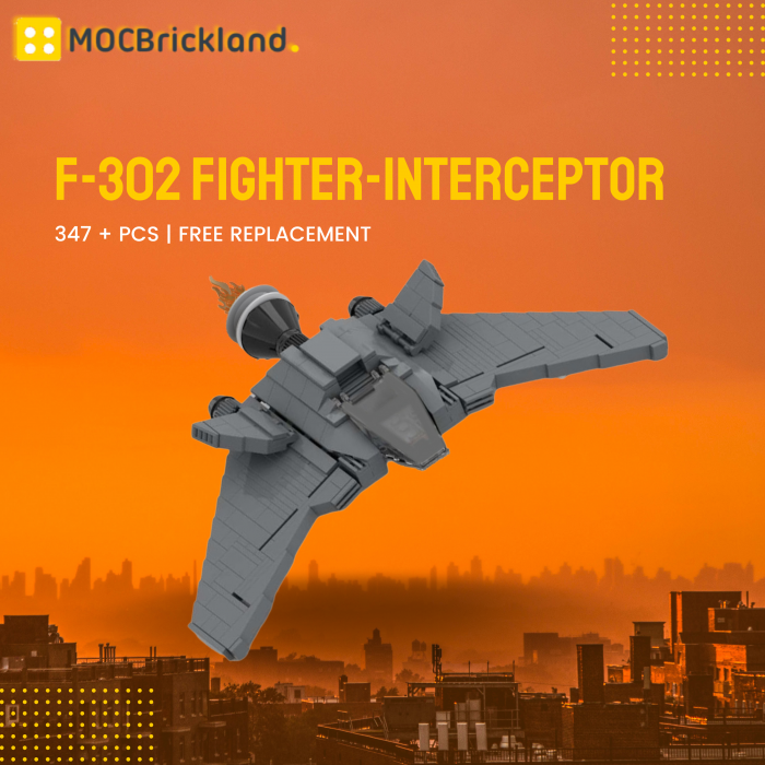 Movie MOC-63478 F-302 Fighter-interceptor from Stargate SG-1 MOCBRICKLAND