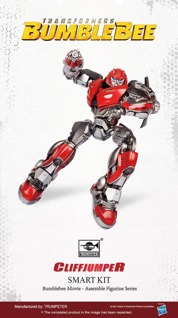 Movie TRUMPETER 08118 Transformers Bumblebee Autobot Cliffjumper In Red