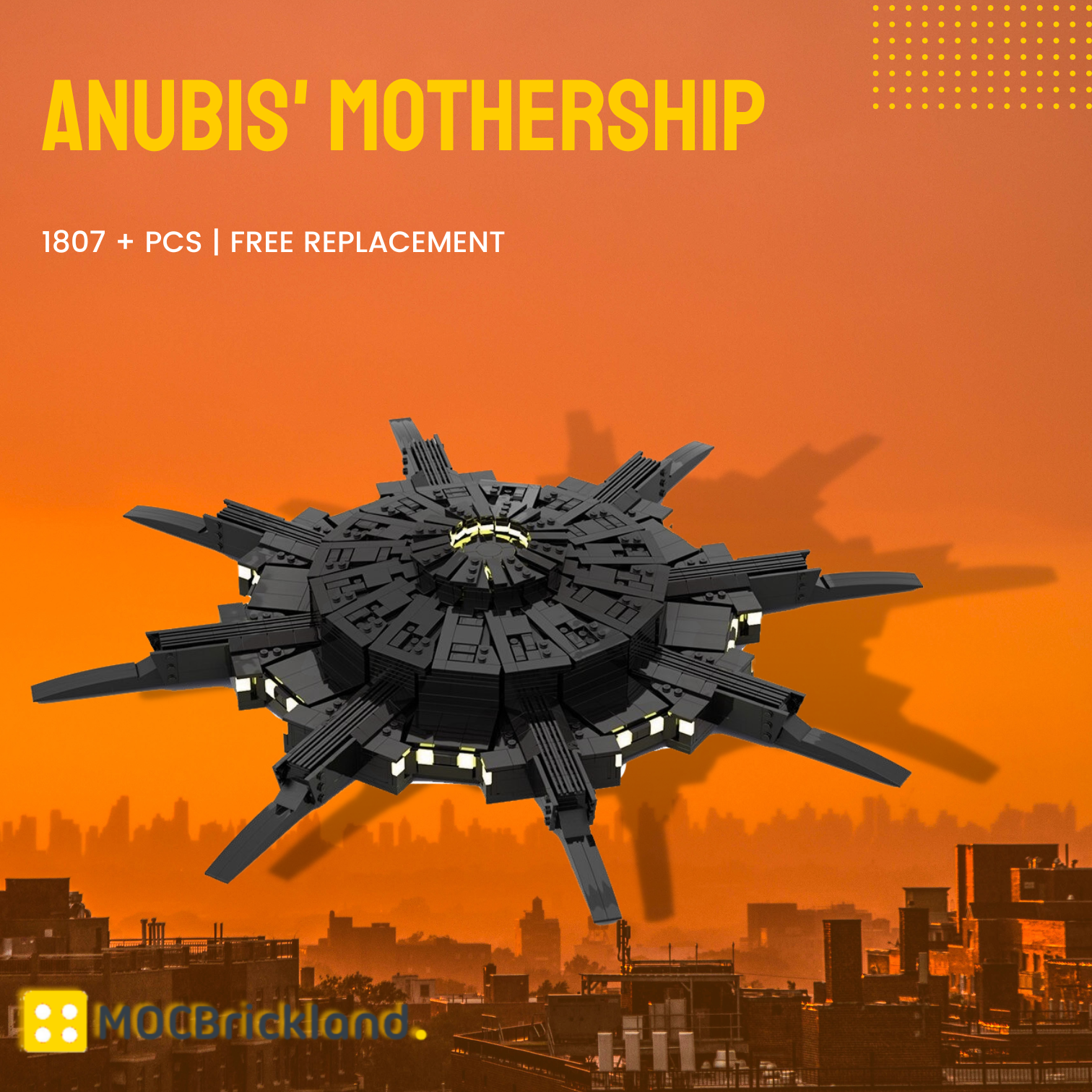 Space MOC-126159 Anubis’ Mothership MOCBRICKLAND