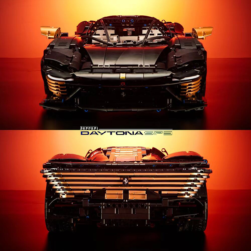 Technic MOC-T006-2 Black “Ferrari “Daytona SP3 Sports Car