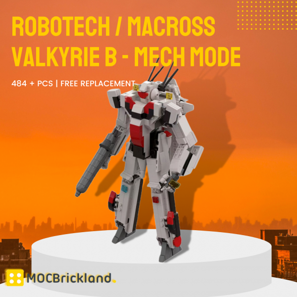 MOC 124574 Robotech Macross Valkyrie B Mech mode 9