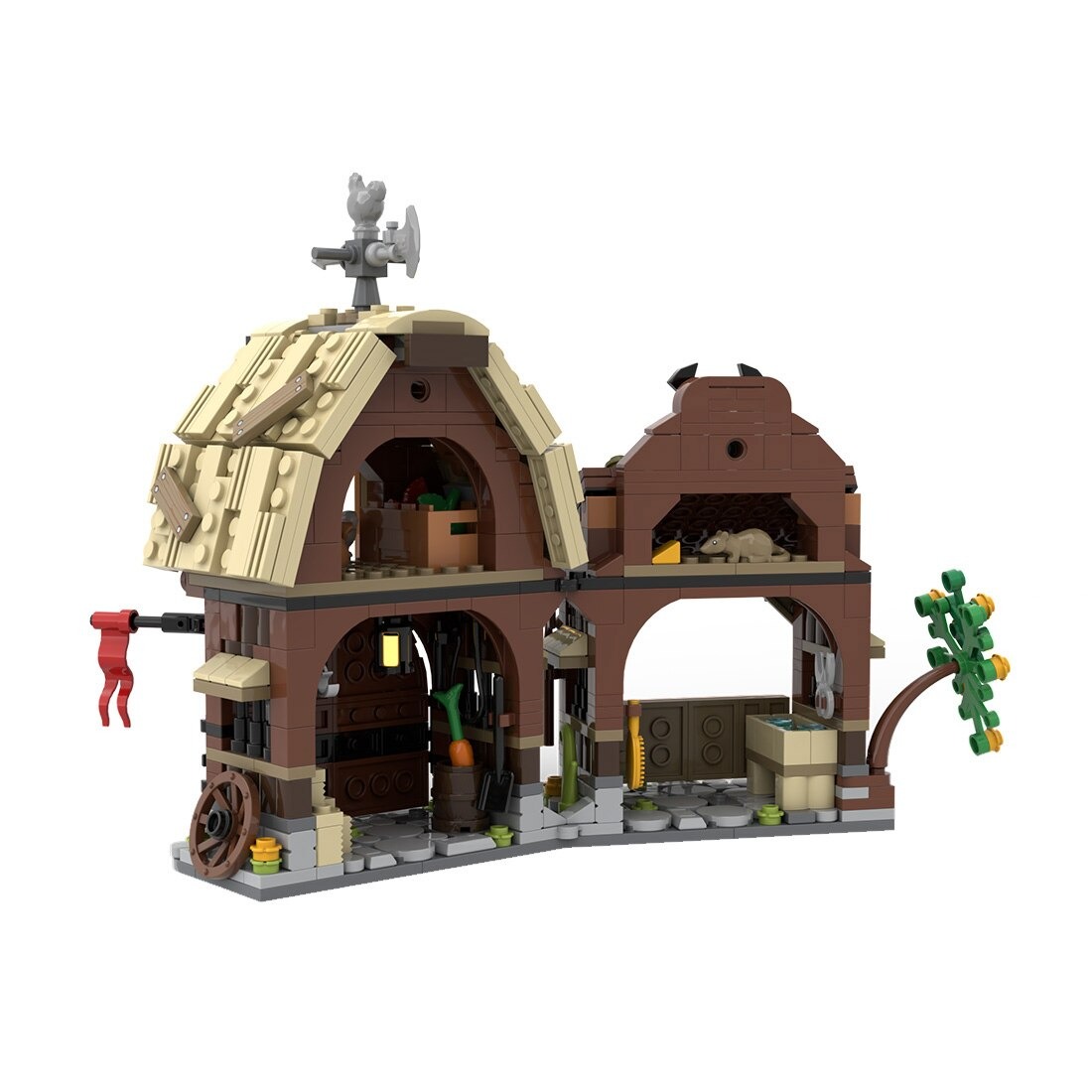 Medieval Barn And Stable MOC 114761 5