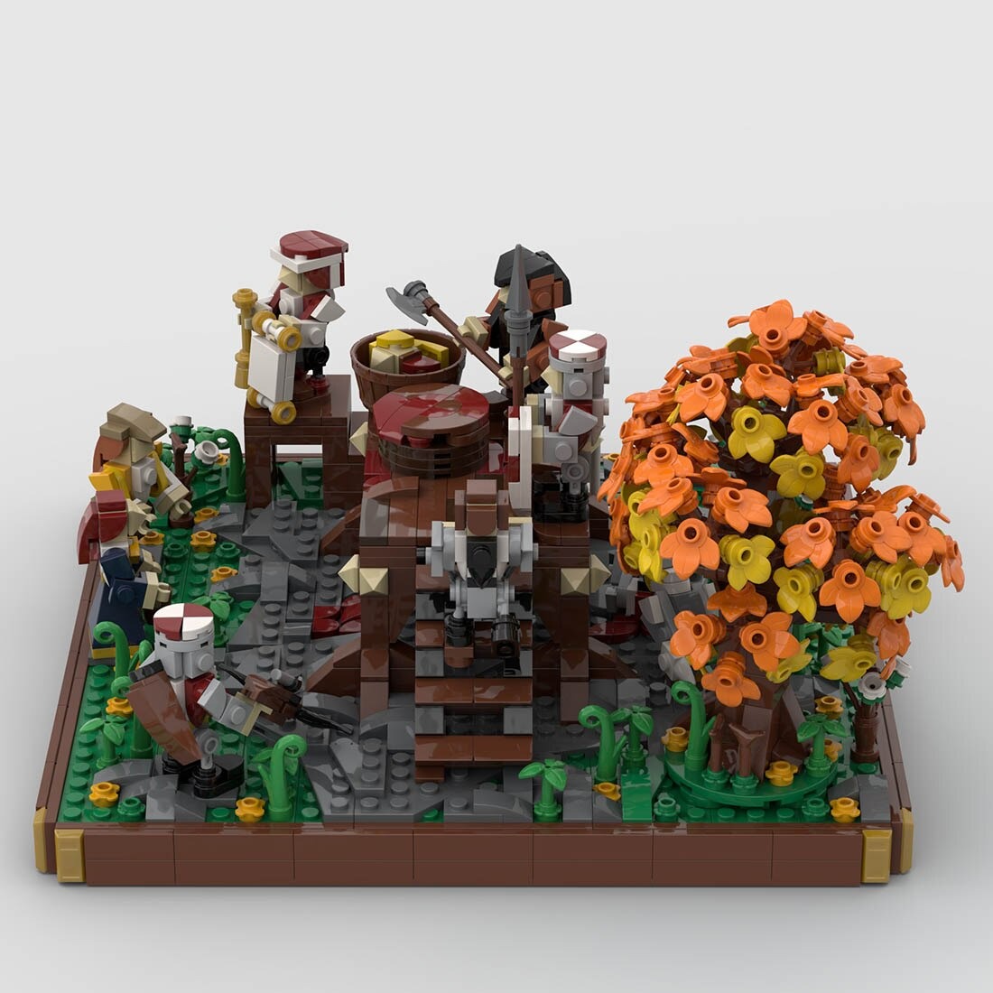 Medieval Execution Of Two Robber Knights MOC 109831 3