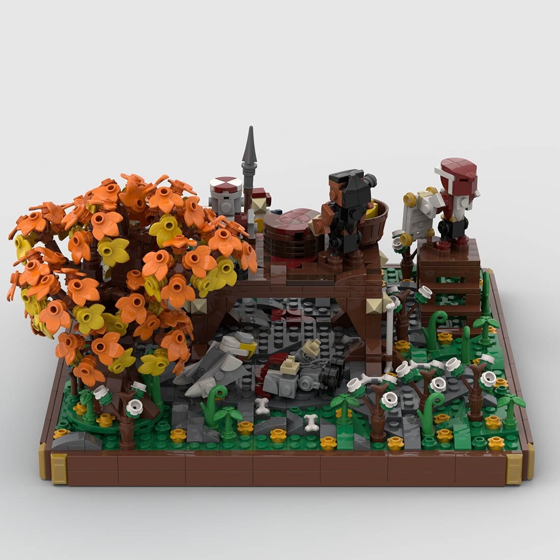 Medieval Execution Of Two Robber Knights MOC 109831 4
