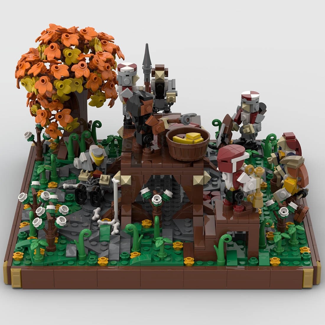 Medieval Execution Of Two Robber Knights MOC 109831 5