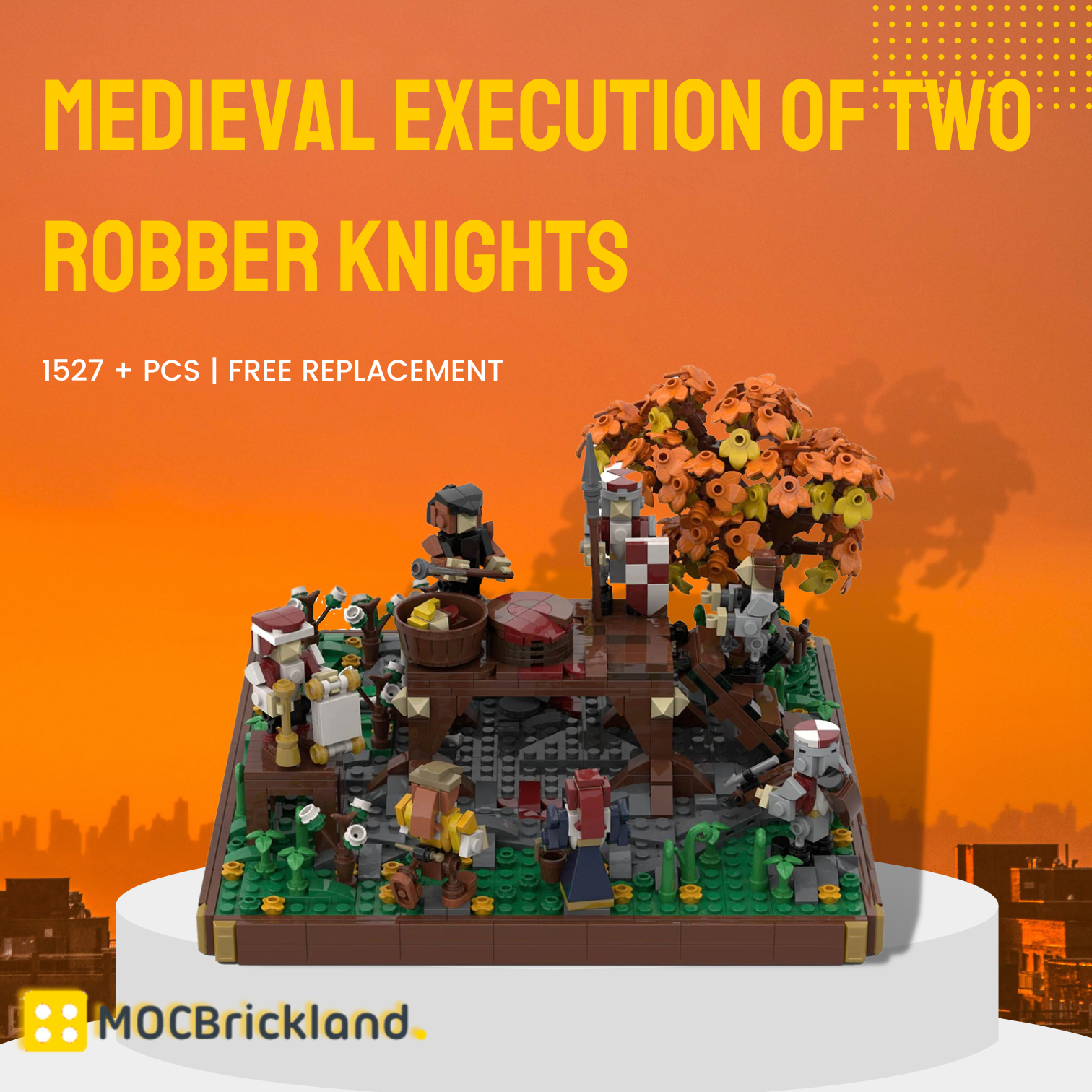 Medieval Execution Of Two Robber Knights MOC 109831