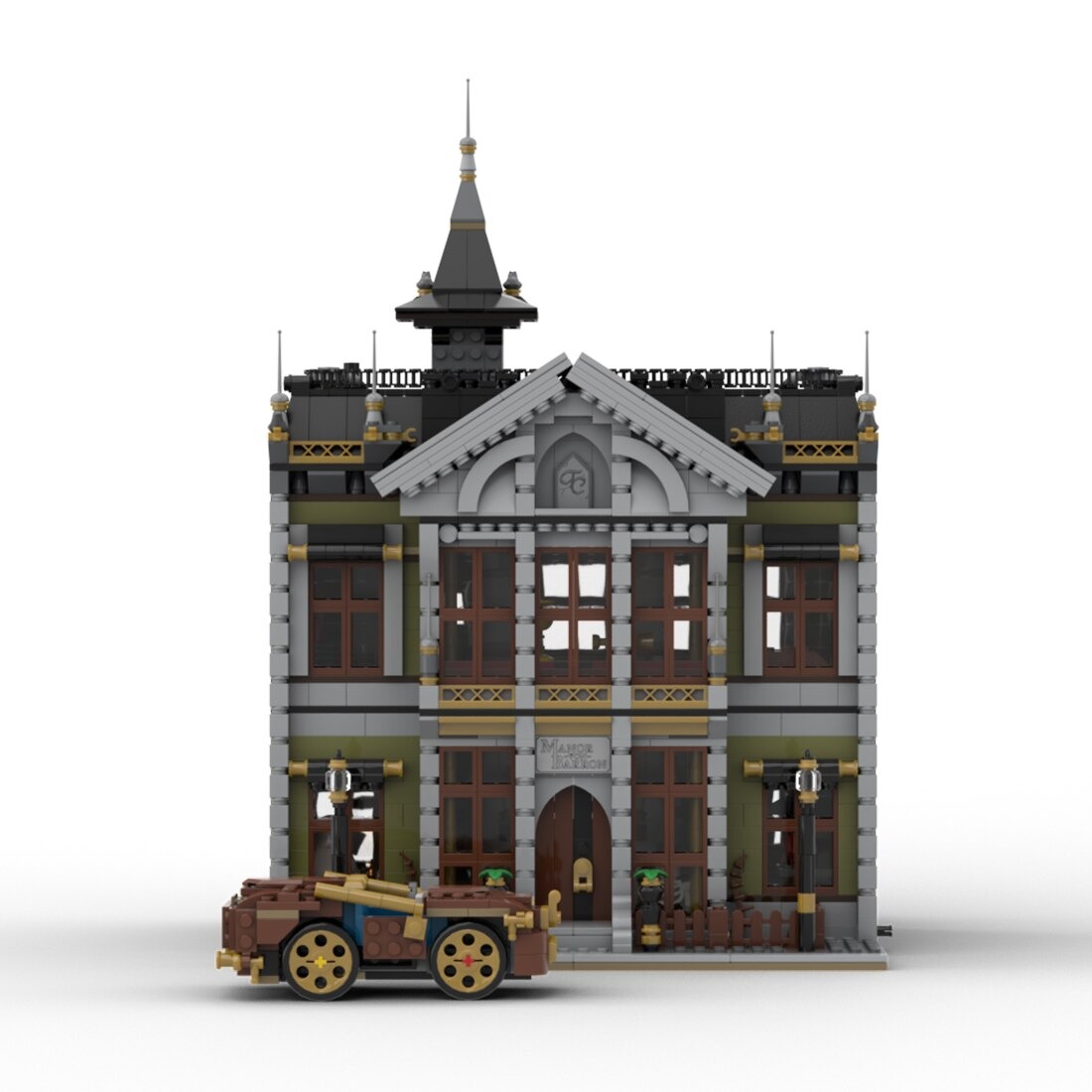 LEGO MOC Nether Modular Building- Lava Lake by Penguins and