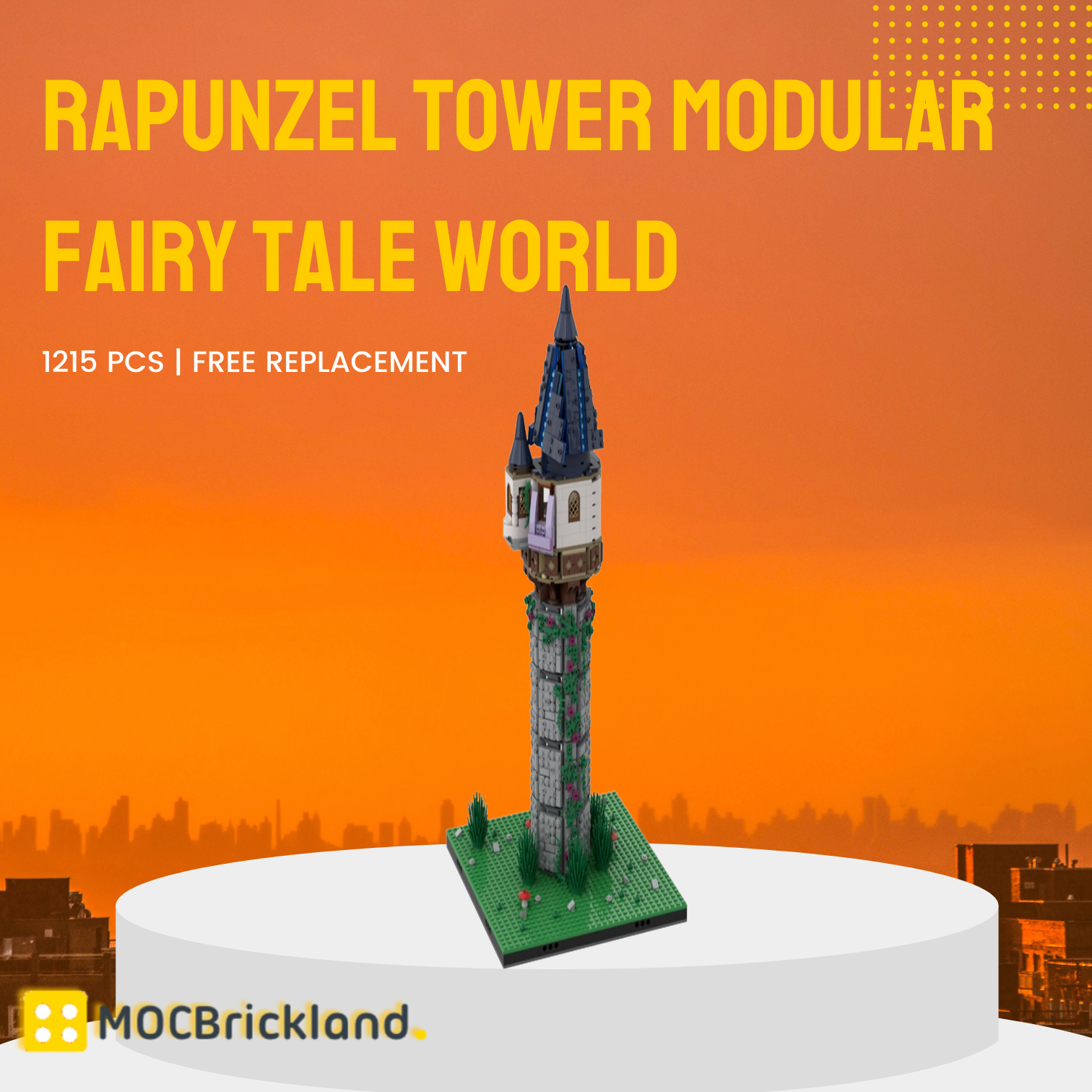 Creator MOC-68309 Rapunzel Tower Modular Fairy Tale World MOCBRICKLAND