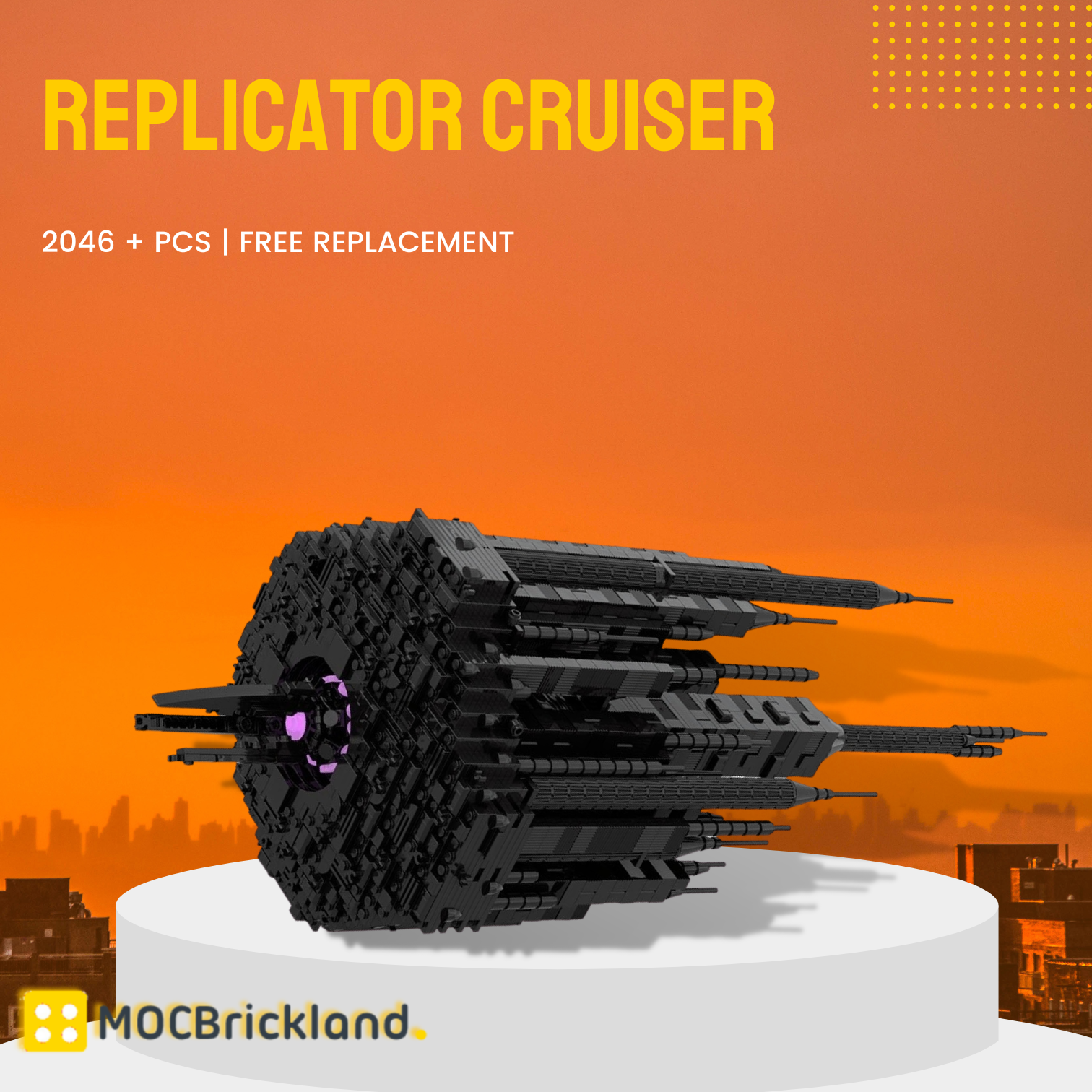 Space MOC-125965 Replicator Cruiser MOCBRICKLAND
