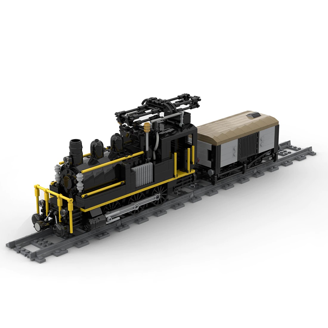 Swiss Electrified Steam Locomotive MOC 58561 1