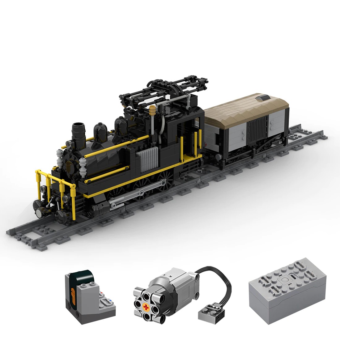 Swiss Electrified Steam Locomotive MOC 58561 6