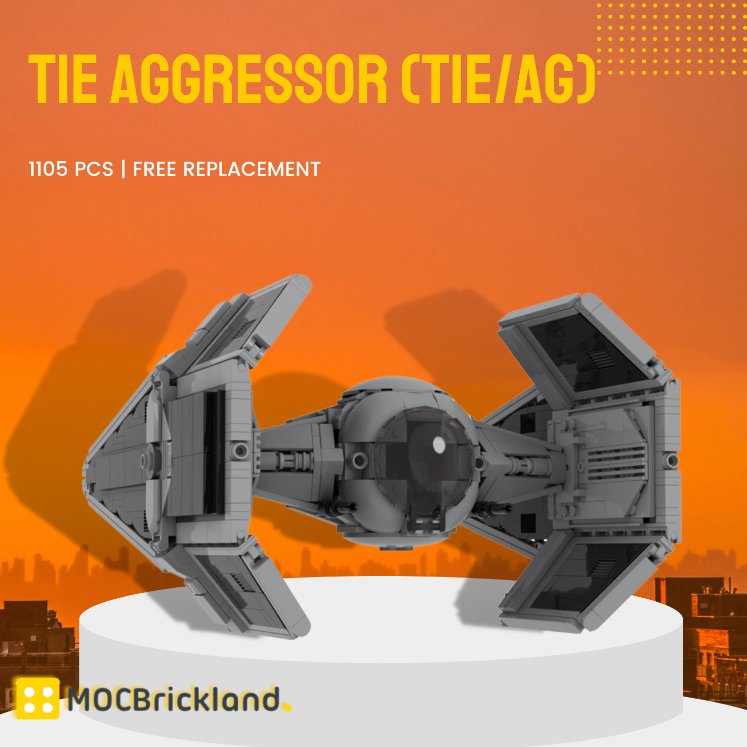 Star Wars MOC-106890 TIE Aggressor (TIE/ag) MOCBRICKLAND