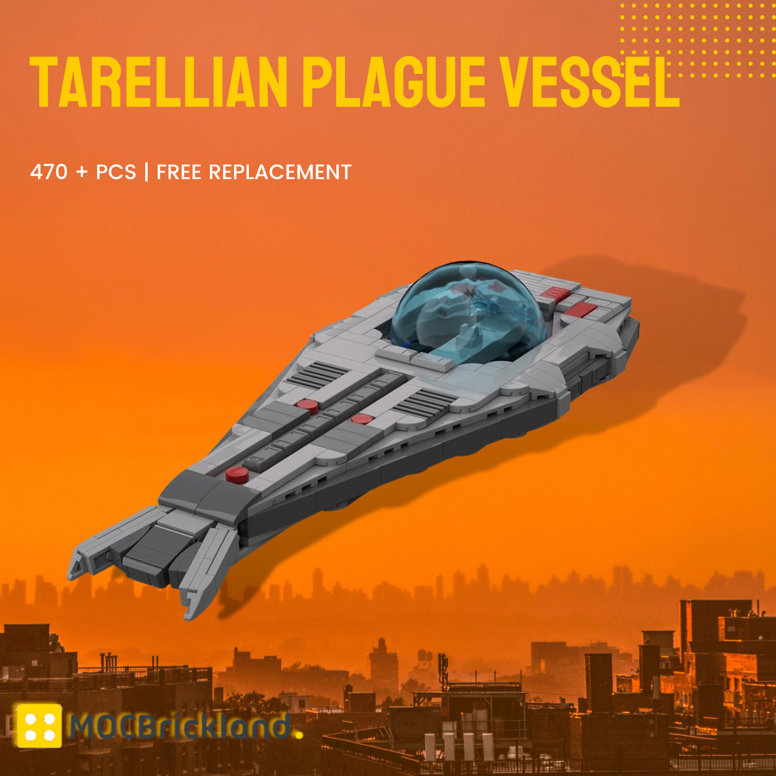 Space MOC-119084 Tarellian Plague Vessel MOCBRICKLAND
