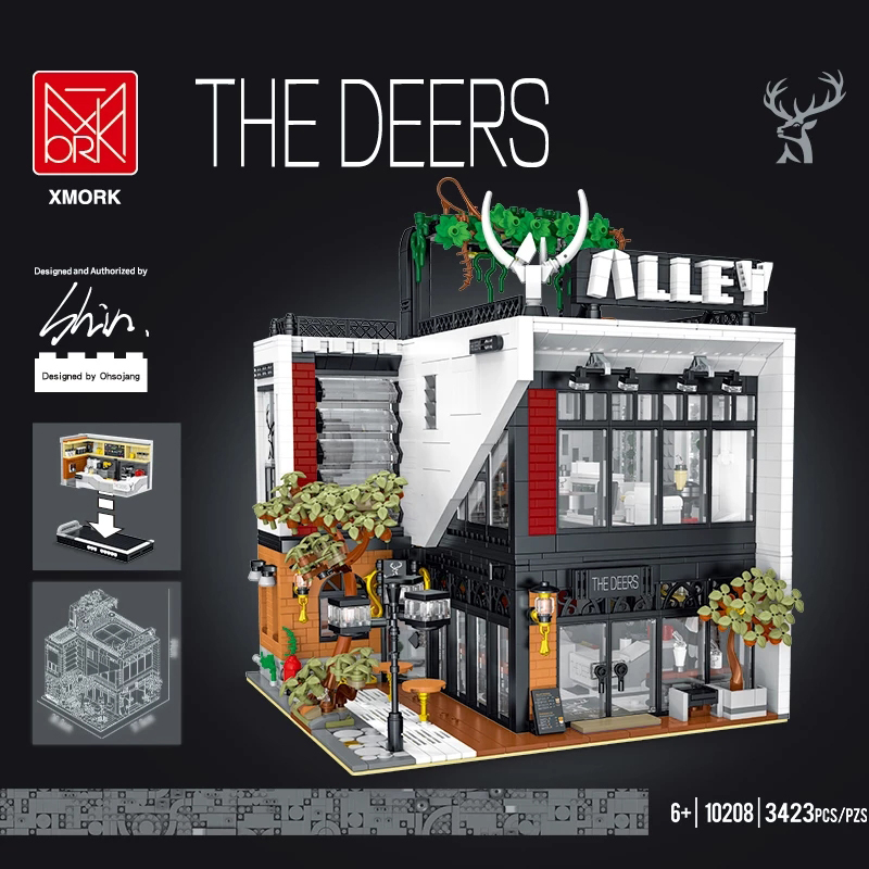 Creator Mork 10208 The Deers Bubble Tea Shop The Alley