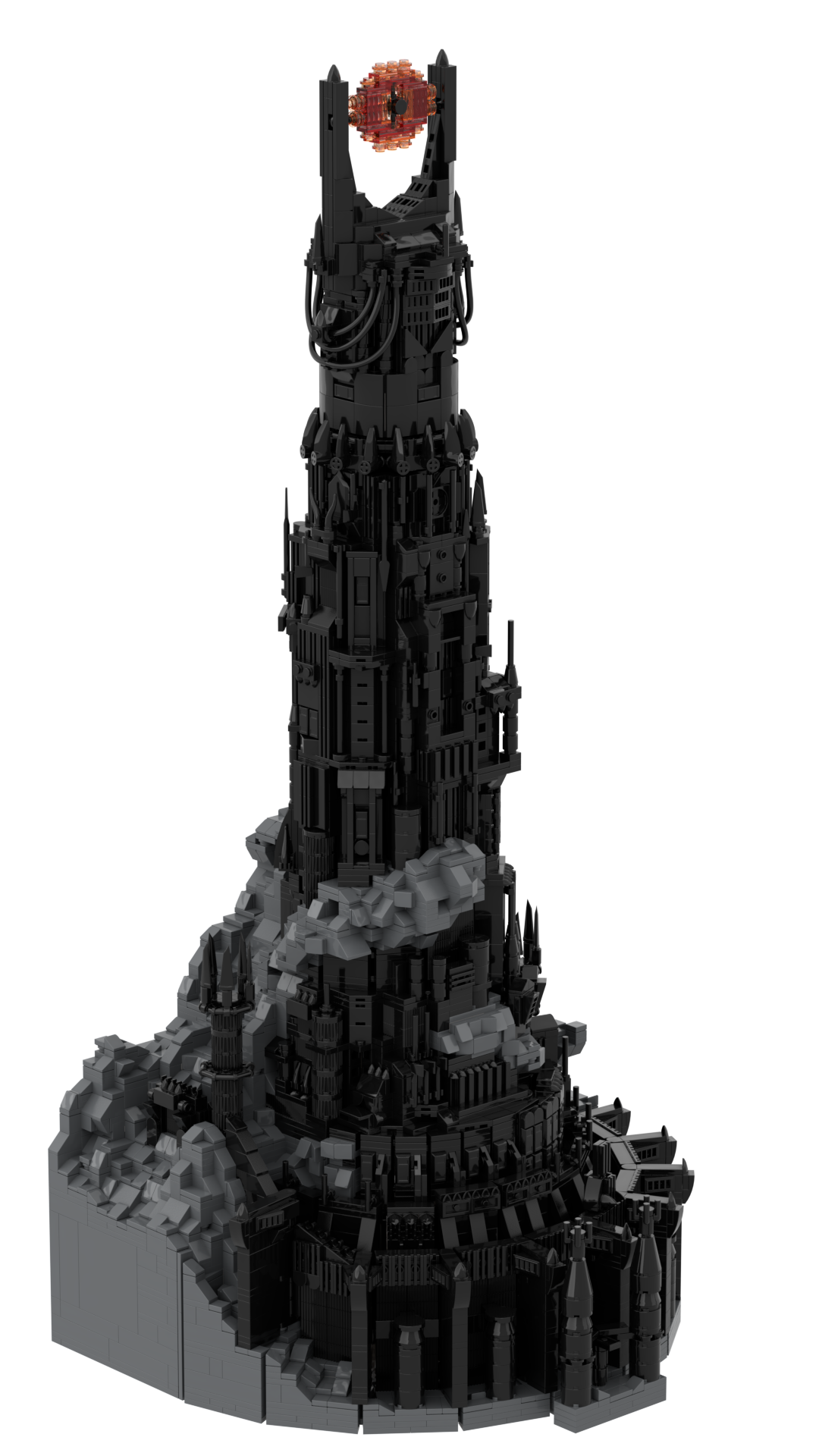 Movie MOC-126262 The Lord of the Rings Barad-dûr Dark Tower MOCBRICKLAND