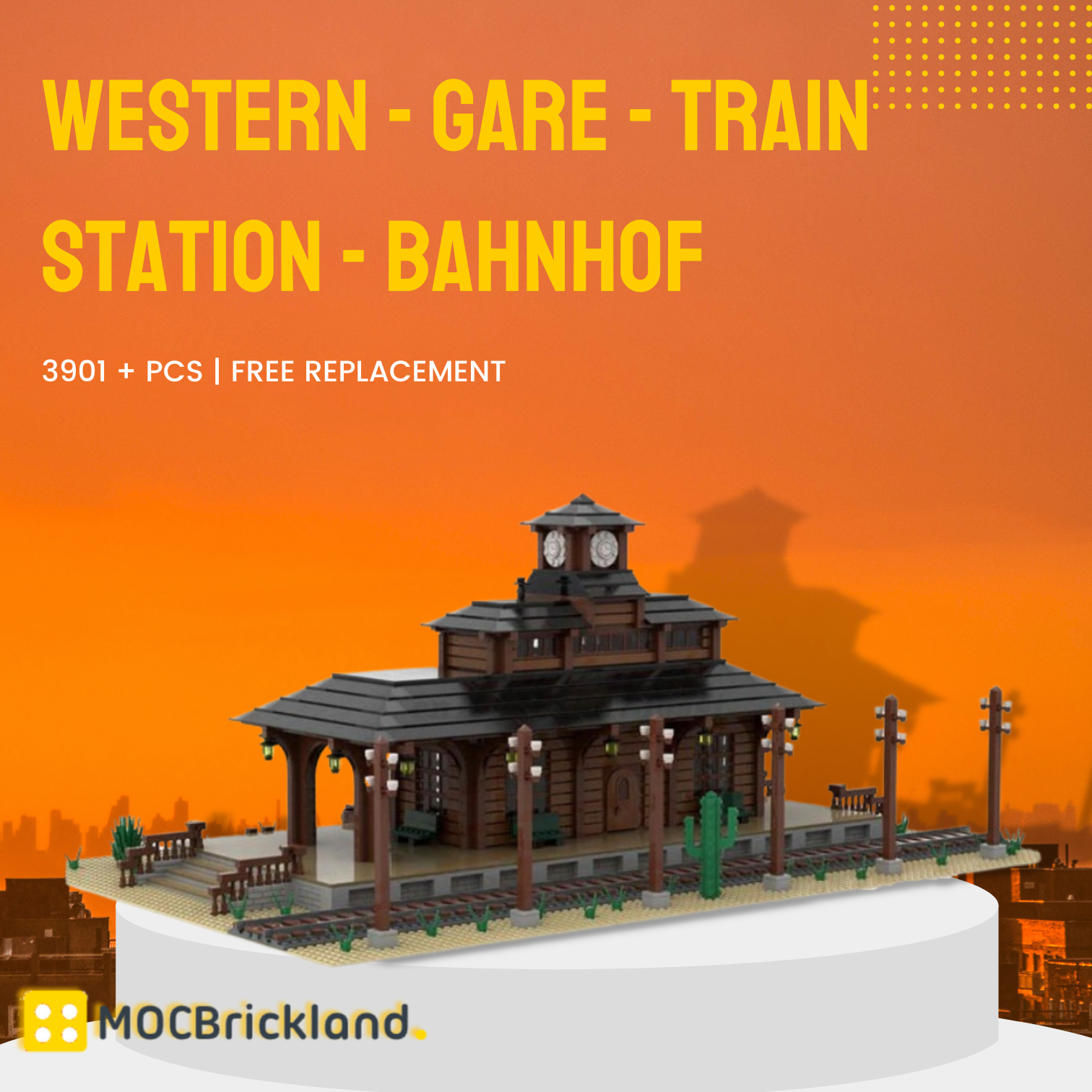 Western Gare Train Station Bahnhof MOC 126926