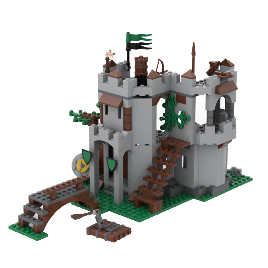 Creator MOC-116972 Medieval Black Castle MOCBRICKLAND - LEPIN™ Land Shop