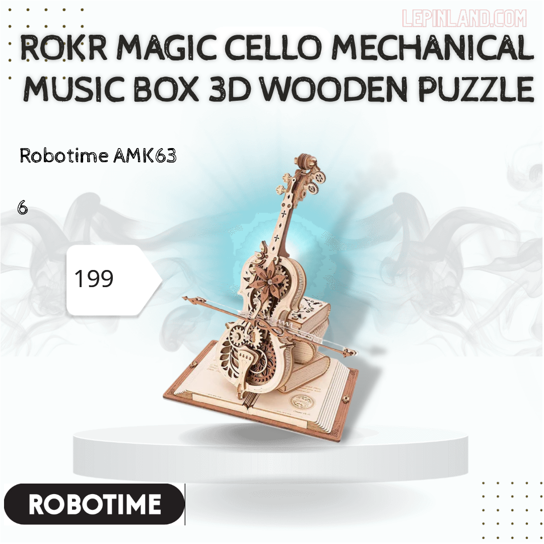 Creator Expert Robotime AMK63 ROKR Magic Cello Mechanical Music