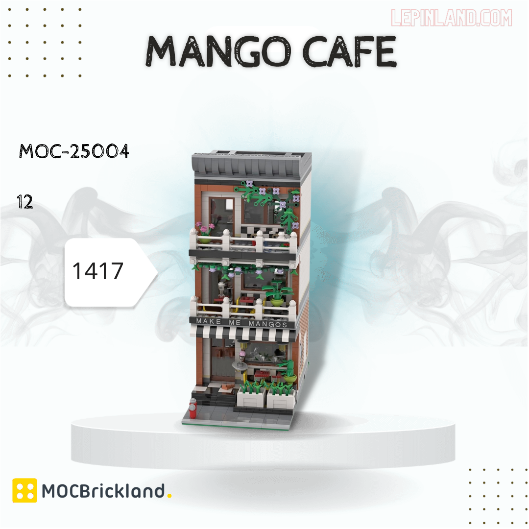 MOC Mango Cafe Blocs de Construction, Maison Modulaire Architecture
