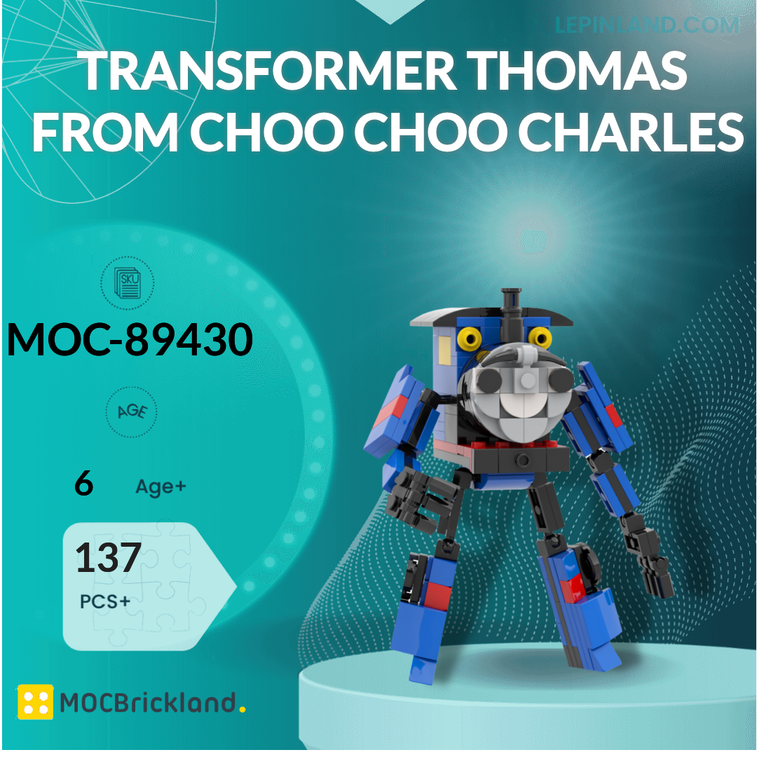 MOC Factory Movies and Games 89430 Transformer Thomas from Choo Choo Charles