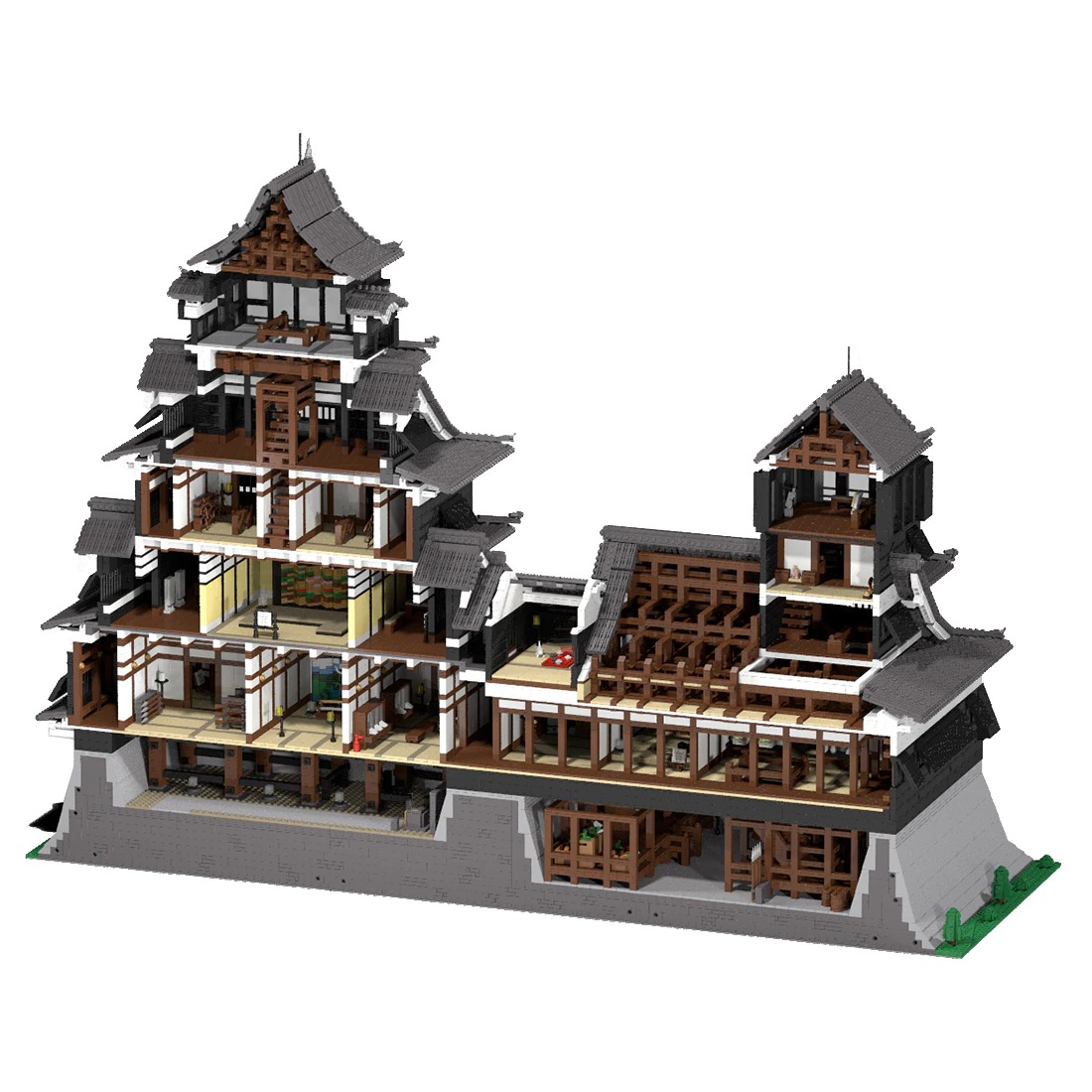 kumamoto castle model street view moc bu main 4