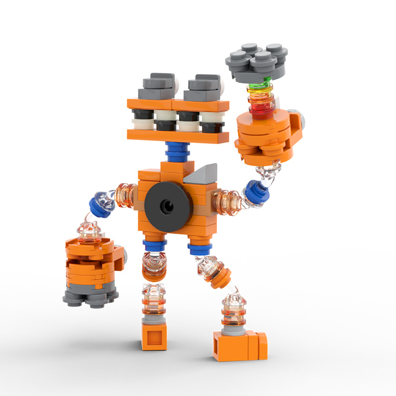 Movies and Games MOCBRICKLAND MOC-89393 My Singing Monsters Wubbox Orange -  LEPIN™ Land Shop