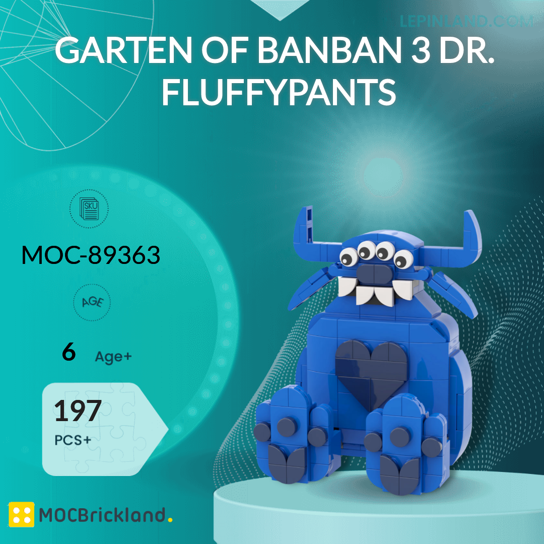 MOC Factory 89363 Garten of Banban 3 Dr. Fluffypants with 197