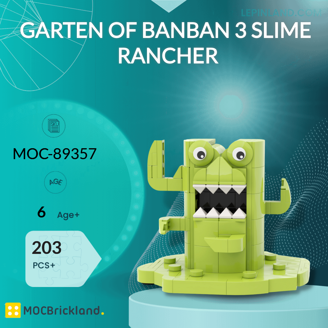 Garten of Banban 3 Slime Rancher MOCBRICKLAND 89357 Movies and