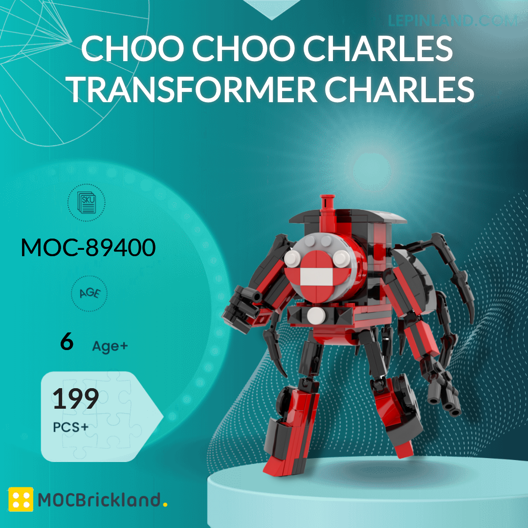 MOC Factory MOC-89400 Choo Choo Charles Transformer Charles