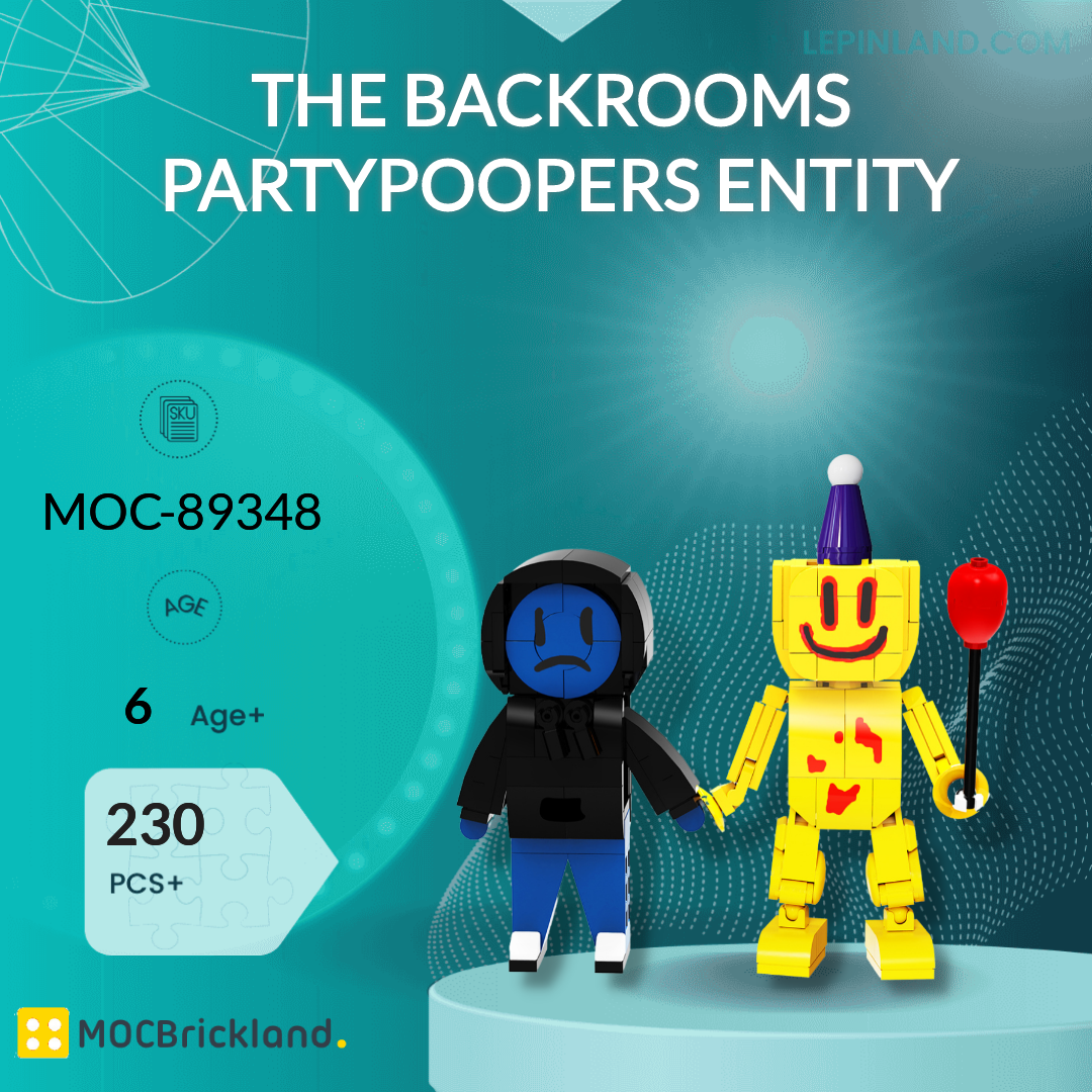 MOC Factory 89348 The Backrooms Partypoopers Entity Movies and Games