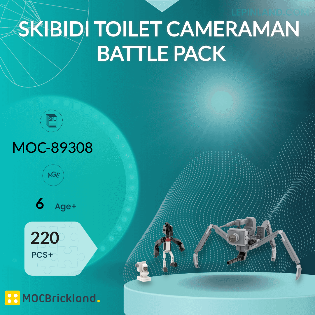 Gobricks version) 220pcs Skibidi Toilet（Cameraman Battle Pack） – Joy Bricks