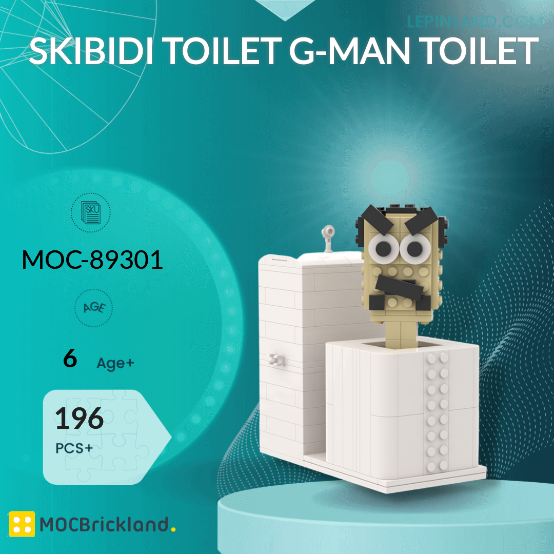 MOC Factory 89308 Skibidi Toilet Cameraman Battle Pack Model Bricks