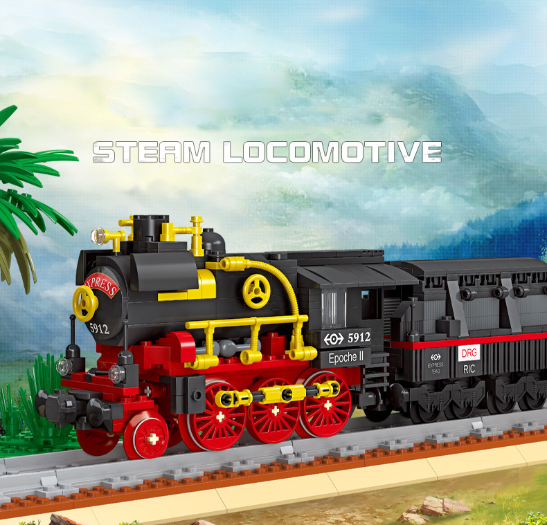 JIESTAR 59008 Steam Locomotive 6