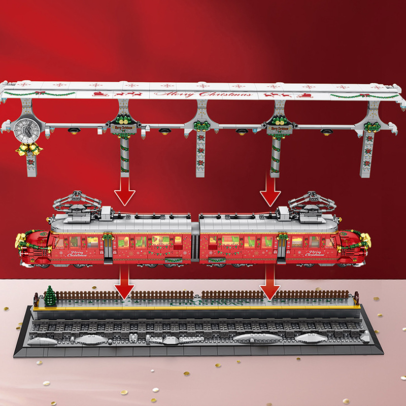 Reobrix 66034 Christmas Train 4