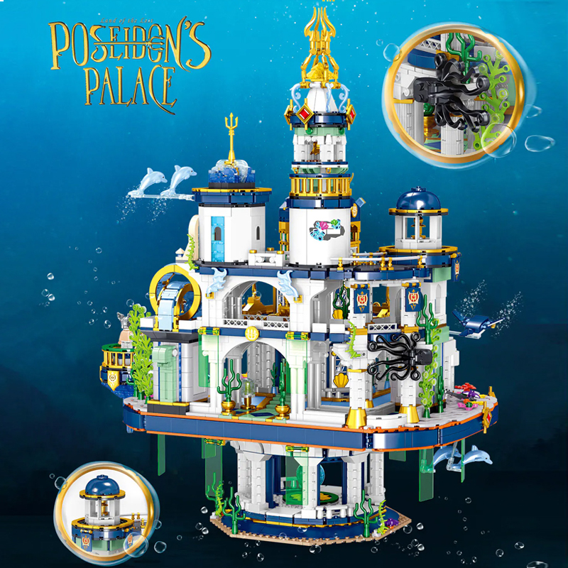 ZHEGAO 01048 Poseidons Palace 4