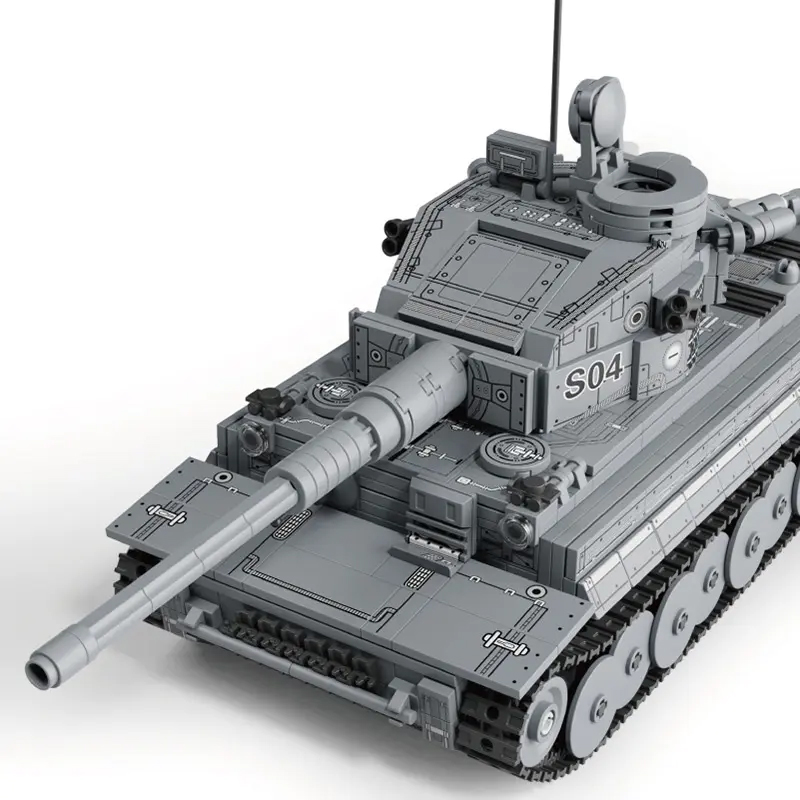 LWCK 90023 Flourishing Age Strengthen The Army Panzerkampfwagen Tiger Ausfuhrung E 2
