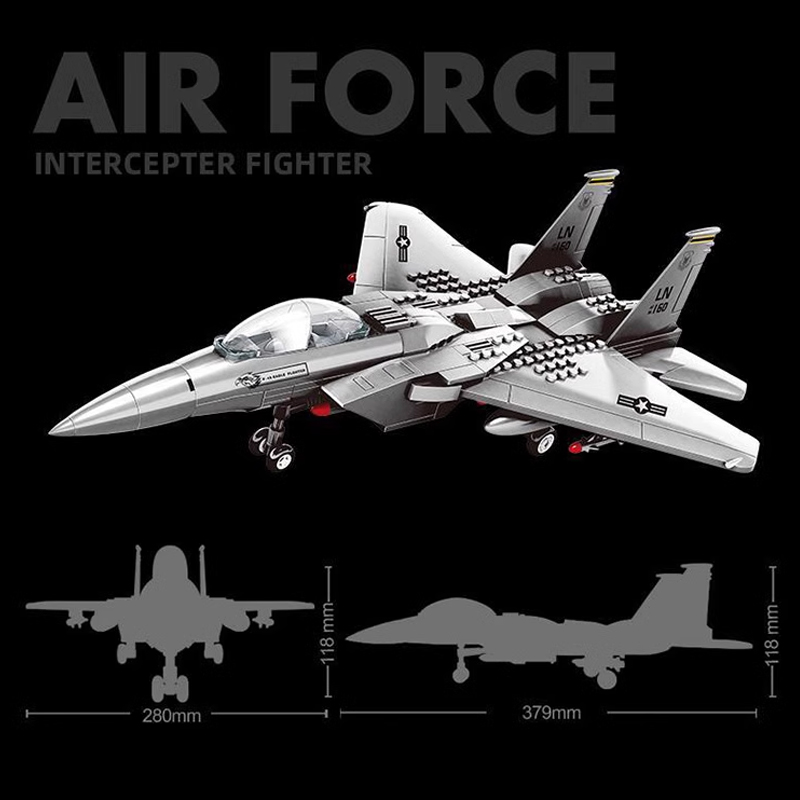 Wange 4004 F15 Eagle Fighter Military Aircraft 1
