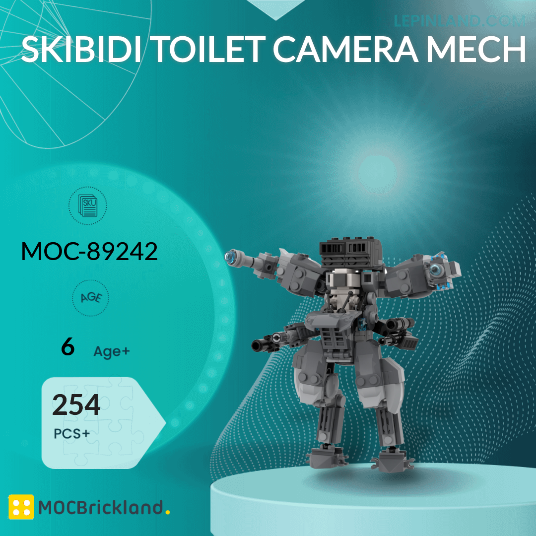 MOC Factory Movies and Games 89240 Skibidi Toilet