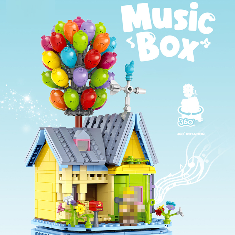GULY 60504 Flying House Music Box 2